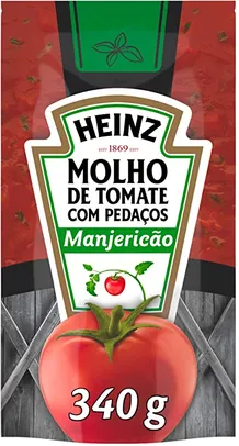 Molho de Tomate Heinz Manjericão 340g
