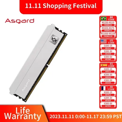 [ taxa inclusa ] Memoria Ram 48GB ( 2x16gb + 2x8gb ) Asgard T3, 3200MHz 