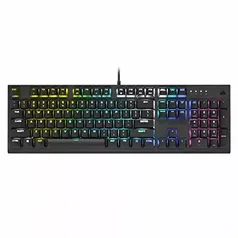 Teclado Mecanico Gamer Corsair K60 Rgb Pro Low Profile, Us, Switch Cherry Mx Low Profile Speed, Preto, Ch-910d018-na