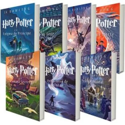 Kit - Harry Potter Coleção Completa (7 Livros) - R$95