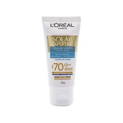 Protetor Solar Facial com Cor Toque Limpo FPS 70 50g, L'Oréal Paris | R$30