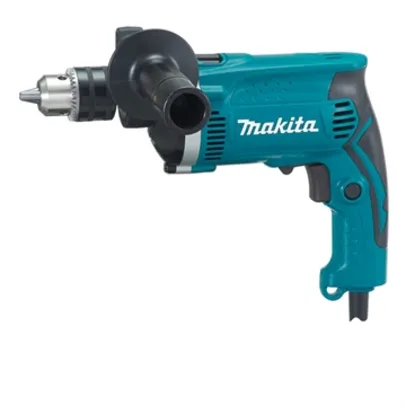 Furadeira de Impacto Makita HP1630, 1/2P, 710W, Preto/Azul, 110V