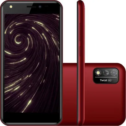 [AME SC R$139] Smartphone Positivo 4G 32GB Dual Chip Android 10 Octa-Core 1,6 GHz 4G 8MP - Vermelho