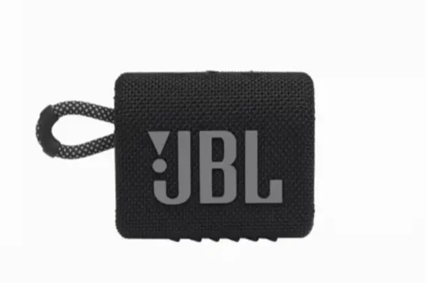 Caixa de Som Portátil JBL GO 3 BLK