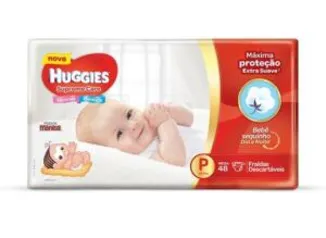 Fraldas Huggies Turma Da Mônica Supreme Care P 48un