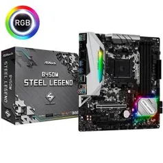 [APP] Placa-Mãe ASRock B450M Steel Legend - R$ 657