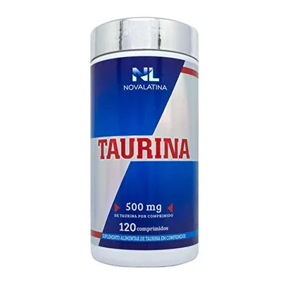 Taurina 500mg (120 Comprimidos) - NovaLatina | R$ 40