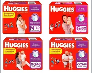 Fralda Huggies Supreme Care Roupinha