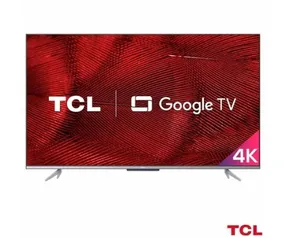 Smart TV TCL LED Ultra HD 4K 65" Google TV com Google Assistant, Borda Ultrafina e Wi-Fi - 65P725