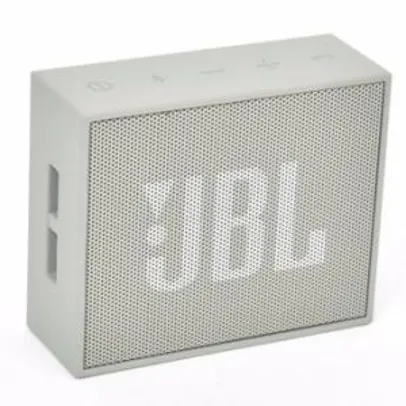 Caixa de som Jbl Go / Bluetooth / Micro USB / Conexão Auxiliar / Cinza - R$97