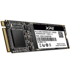 SSD Adata XPG SX6000 Lite, 128GB, M.2 NVMe, Leitura 1800MB/s, Gravação 600MB/s | R$ 195