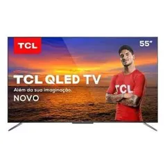 Smart TV TCL LED Ultra HD 4K 55" Android TV- 55P715 | R$ 2599