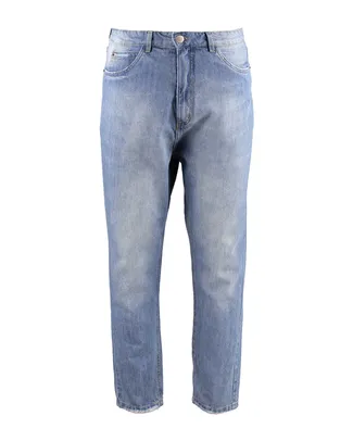 Calça Jeans Masculina Relaxed Estonada Denim Claro