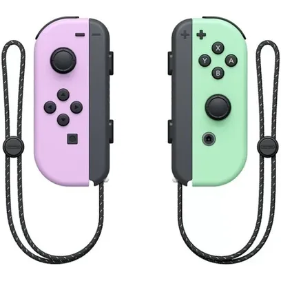 Foto do produto Controle Para Nintendo Switch Joy Con Direito/Esquerdo Roxo/Verde - Nintendo