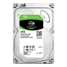 (CC Americanas) HD 3TB Seagate BarraCuda 3.5'' - 7200rpm - St3000dm008