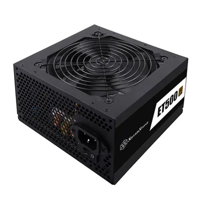 Fonte SilverStone, 500W, 80 Plus Bronze, PFC Ativo, SST-ET500