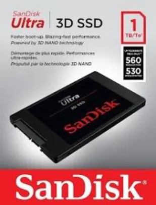 SSD 3D de 1TB SanDisk | R$ 1.379,00