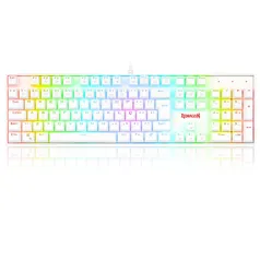 Teclado USB Gamer Mecânico Redragon Mitra - ABNT2 - Iluminação RGB Chroma | R$ 372