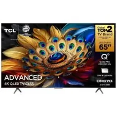 TV 65” 4K UHD QLED TCL 65C655