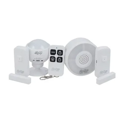 Kit de Segurança Inteligente i2GO com 1 Sensor de Movimento + 2 Sensores de Porta + Central de Alarme - i2GO Home