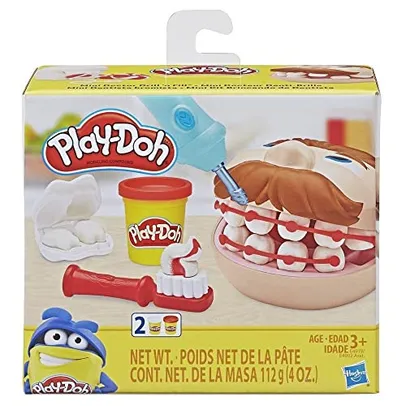 Saindo por R$ 34,18: Play-Doh, Massinha Brincando de Dentista, Multicor | Pelando