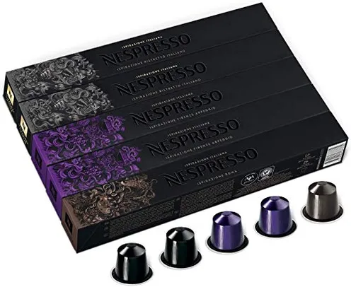 Cápsulas de Café Nespresso Intenso - 50 Cápsulas