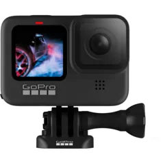 Câmera Gopro Hero9 Black À Prova D'água Com Lcd Frontal, Vídeo Em 5k, Foto De 20 Mp, Transmissão Ao Vivo Em 1080p, Webcam, Hypersmooth 3.0