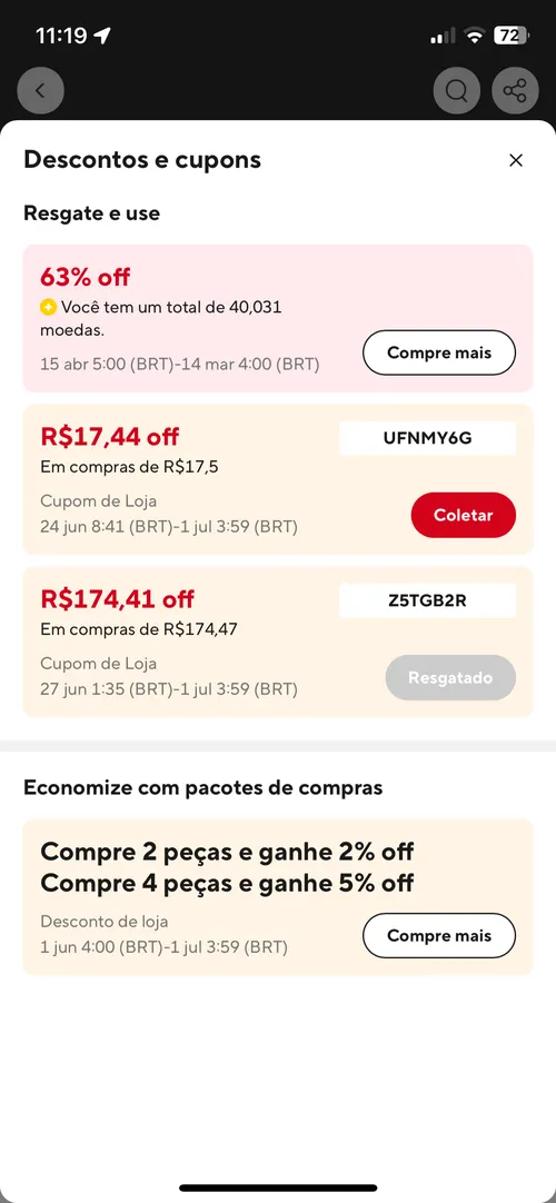 Imagen na descrição da promoção