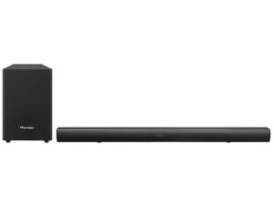 Soundbar Pioneer SBX-101 2.1 Canais 108W - Bluetooth Subwoofer USB