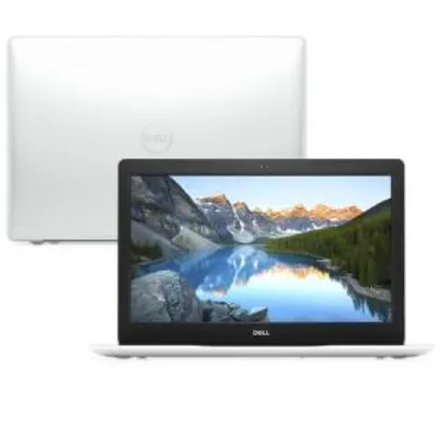 Notebook Dell Inspiron I15-3583-A3XB 8ª Intel Core i5 8GB 1TB Tela 15,6" Windows 10 - Branco
