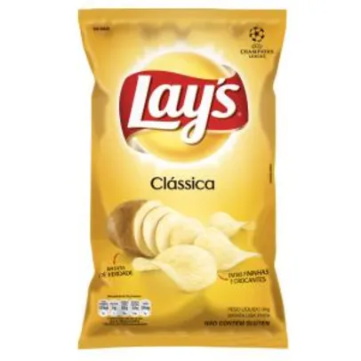 [BH] Batata Lay's 96 g por R$1 no Rappi