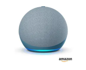 Echo Dot 4º geração azul - Alexa