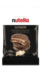 Alfajor Recheado de Nutella Água na Boca  com nutella 40 g