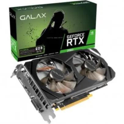 Placa de Vídeo Galax, Geforce, RTX 2060 OC Dual | R$2099