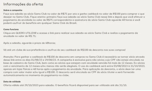 Imagen na descrição da promoção