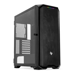 Gabinete Gamer Pichau Gadit 2 Black, Mid-Tower, Lateral de Vidro Temperado, Com 3 Fans, Preto, PG-GD