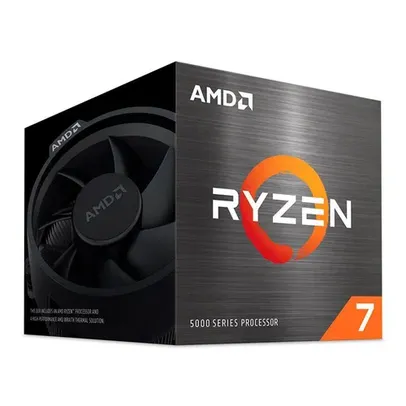 Processador AMD Ryzen 7 5700, 8-Core, 16-Threads, 3.7GHz (4.6GHz Turbo), Cache 20MB, 100-100000743BOX