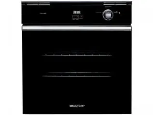 Forno Brastemp Gás BOA84AE de Embutir 78 L Preto 1250 W - 220v | R$1.447