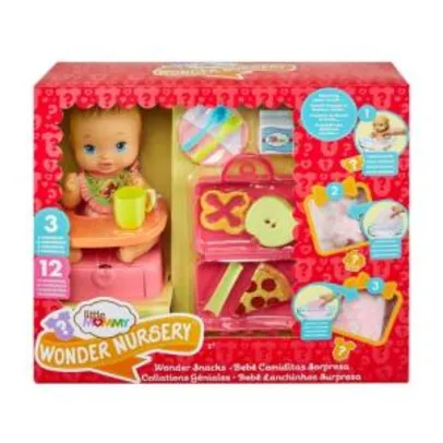 Boneca Bebê - Little Mommy - Lanchinhos Surpresa - Mattel R$ 100
