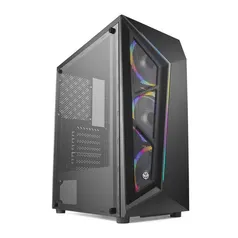 Gabinete Gamer TGT-CBN-RGB01 Carbon 