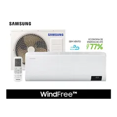 Ar Condicionado Split Hi Wall Inverter Samsung WindFree Sem Vento 12000 BTU/h Frio AR12AVHABWKNAZ  2