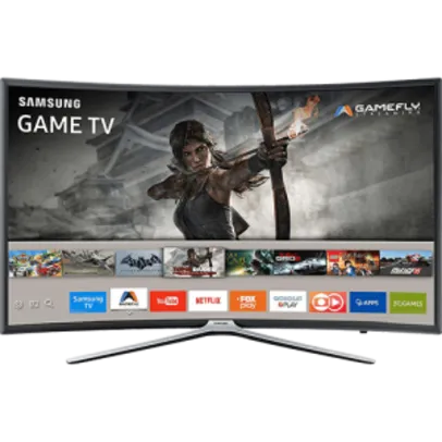 Smart TV LED Tela Curva 40" Samsung 40K6500 Full HD 3 HDMI 2 USB por R$ 1791