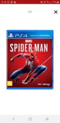 [1° Compra] Marvel's Spider-Man - PS4