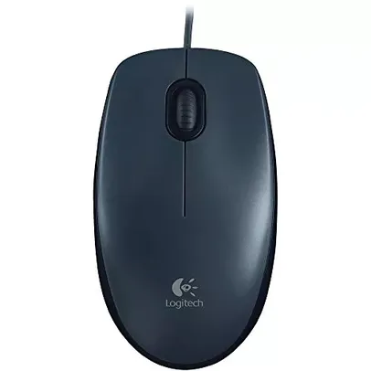 Mouse com fio USB Logitech M90 - Cinza