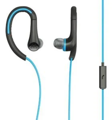 Fone De Ouvido Motorola Earbuds Sports Azul | R$30