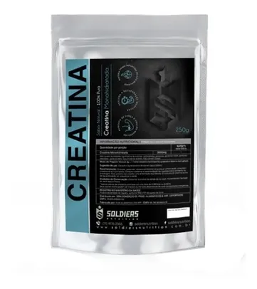 Suplemento em pó Soldiers Nutrition  Creatina Monohidratada creatina Creatina Monohidratada em envelope de 250g