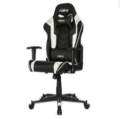 Cadeira gamer DXRacer NEX Preta/Branco | R$800