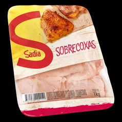 Sobrecoxa de Frango Congelada SADIA Bandeja 1kg | R$9