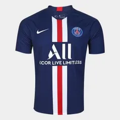 Camisa Paris Saint-Germain Home 19/20 s/n° Torcedor Nike Masculina - Marinho