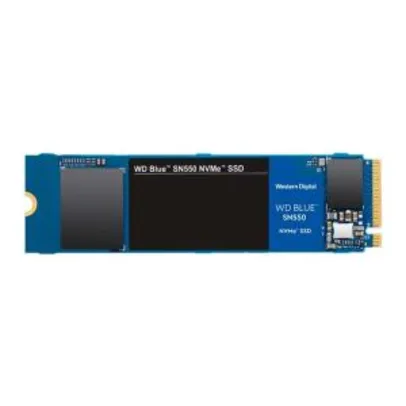 SSD WD Blue SN550 500GB M.2 2280 NVMe, WDS500G2B0C |R$ 510